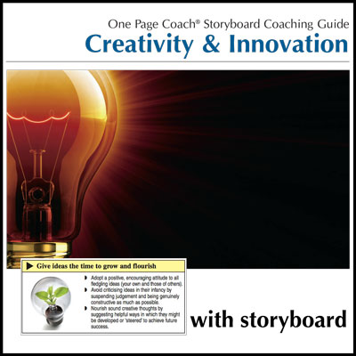 Creativity and Innovation Coaching Guide with Storyboard