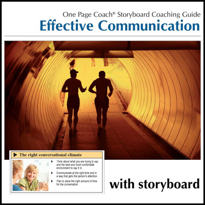 Effective Communication Coaching Guide with Storyboard